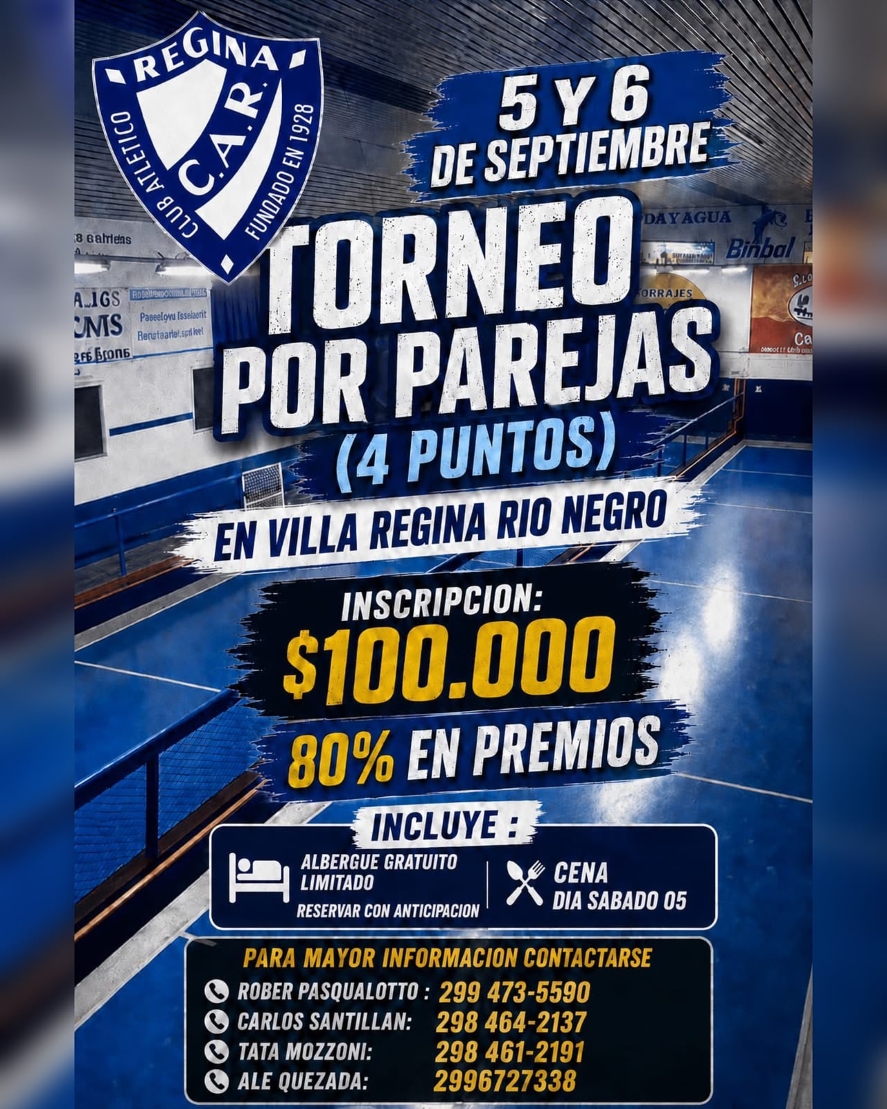 TORNEO ANIVERSARIO POR PAREJAS DE BOCHAS