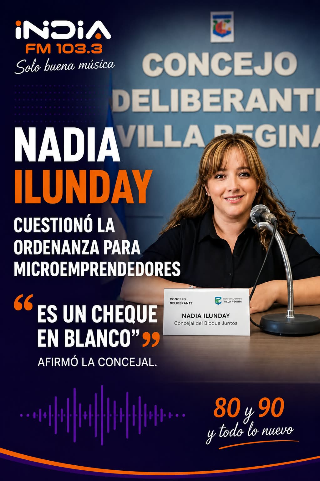 Nadia Ilunday cuestionó la ordenanza para otorgar préstamos a microemprendedores: “Es un cheque en blanco”